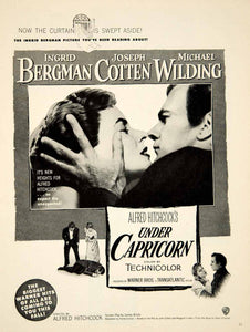 1949 Ad Movie Under Capricorn Alfred Hitchcock Film Ingrid Bergman Joseph YMS2