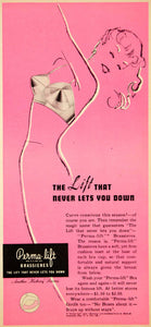 1948 Ad Vintage Sexy Perma-lift Bra Cone Brassiere Underwear Lingerie Period Paper Historic Art LLC 1948 Ad Vintage Sexy Perma-lift Bra Cone Brassiere Underwear Lingerie Period Paper Historic Art LLC