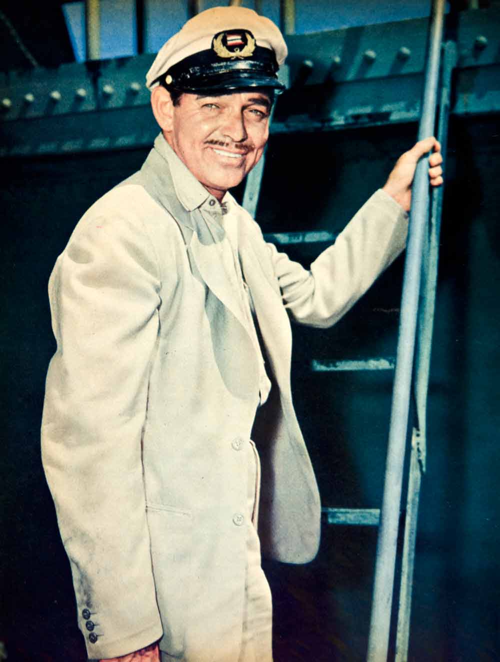 1945 Color Print Clark Gable Movie Film Actor Hollywood Star Gone with the YMS2