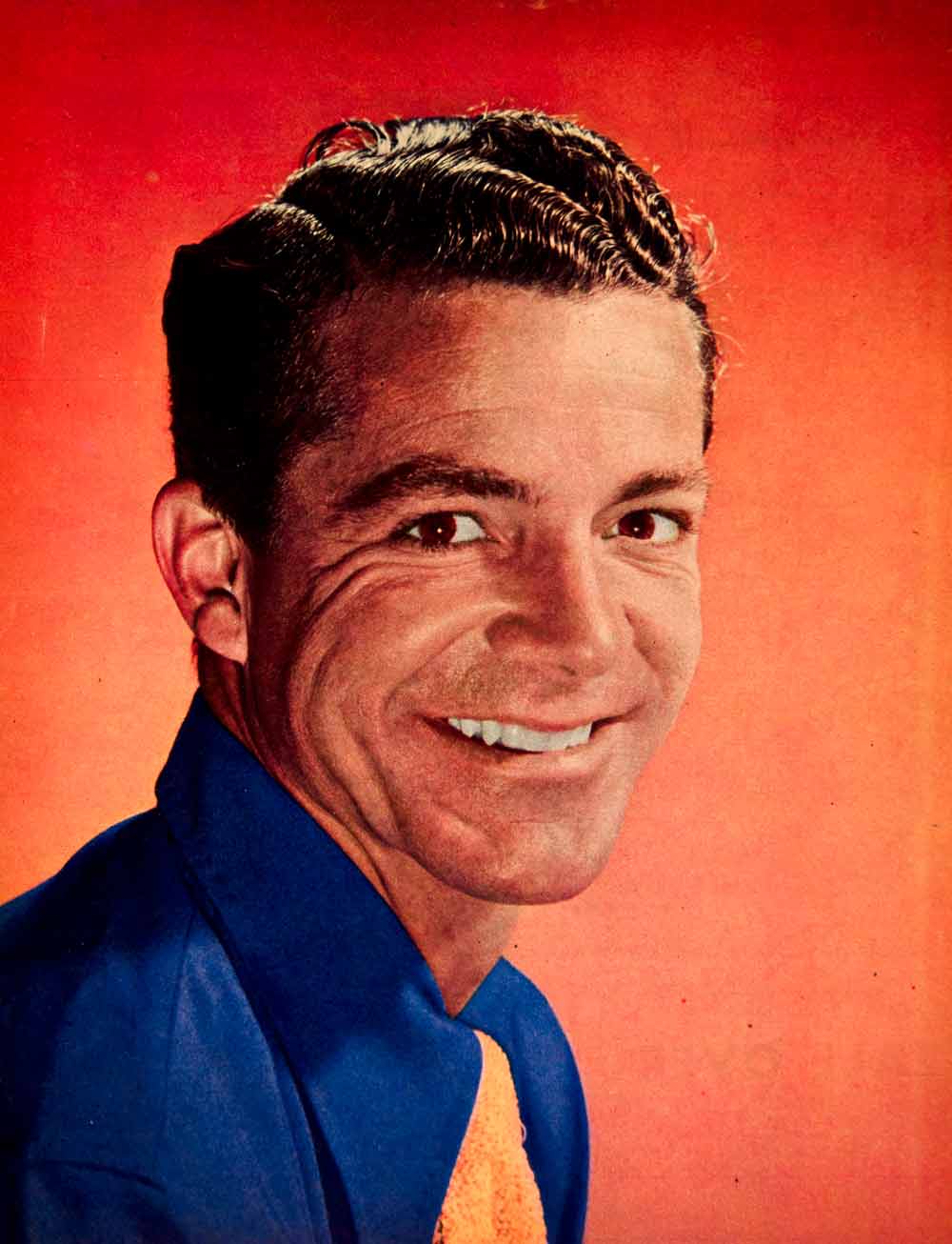 1945 Color Print Dana Andrews Portrait Movie Actor Hollywood Star Leading YMS2