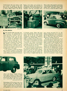 1954 Article Datsun ToyoPet Super Ohta Japan Sedan Classic Car Automobile YMT1