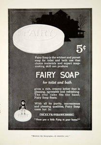 1916 Ad N.K. Fairbank Company Fairy Toliet Bath Soap Hygiene Cleaning  YNG1