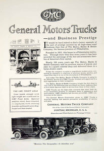1919 Ad General Motors Truck Company Bailey Banks Biddle Jewelers Image YNG4