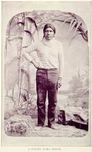 1894 Prints Quechan Man Women Fort Yuma Indian Reservation Native American YOC2