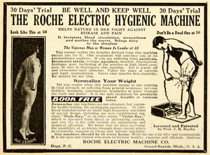 1920 Ad JB Roche Electric Hygiene Machine Dept PC Grand Rapids Michigan YPC1
