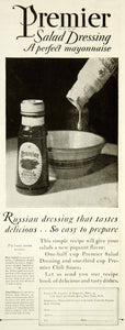 1926 Ad Francis H Leggett Premier Salad Dressing Chili Sauce Food Pear YPHJ1