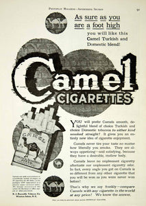 1920 Ad Camel Cigarettes Turkish Domestic Blend R. J. Reynolds Tobacco YPP1