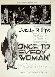 1920 Ad Silent Film Once to Every Woman Dorothy Phillips Allen Holubar YPP1