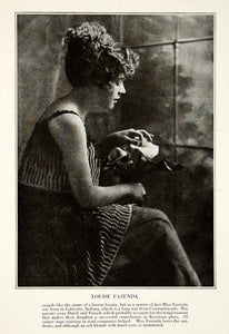 1916 Print Louise Fazenda Silent Film Comedienne Keystone Studios Mack YPP1