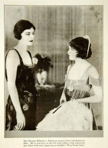 1920 Print Mrs. Morgan Belmont Lillian Gish Silent Film Griffith Way Down YPP1