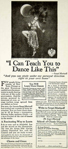 1923 Ad FAKE Sergei Marinoff School of Classic Dancing Mail Order Vera YPP2