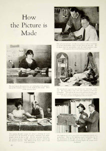 1923 Article Silent Film Production Motion Picture Casting Set Editing YPP2