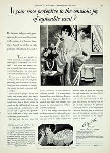 1927 Ad Vintage Cashmere Bouquet Soap Bathroom Skin Care Beauty Fragrance YPP3