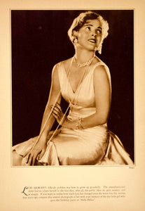 1929 Rotogravure Lois Moran Silent Film Actress Portrait Movie Star YPP3