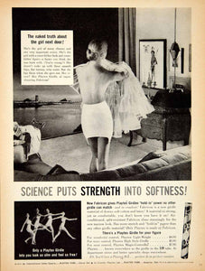 1956 Ad Vintage Playtex Girdle Fabricon Latex Foundation Garment Under –  Period Paper Historic Art LLC