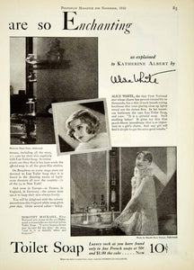 1930 Ad Lux Soap Loretta Young Aileen Pringle Alice White Hollywood Star YPP4
