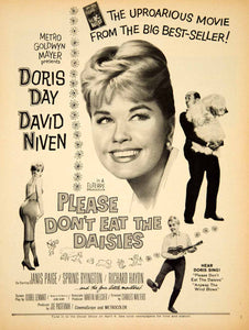 1960 Ad Movie Please Don't Eat the Daisies Doris Day David Niven Jean Kerr YPP5