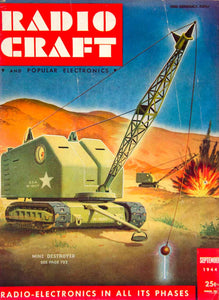 1944 Cover Radio Craft Popular Electronics Teller Mine Detector World War YRC2
