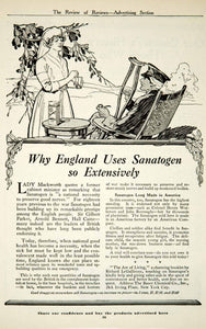 1917 Ad Sanatogen Multivitamin Tablet Medical Health WW1 Soldier Hospital YRR1