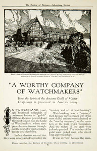 1917 Ads McKinnon Art Gruen Watchmaker Guild Building Time Hill Cincinnati YRR1