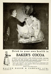 1920 Ad Baker's Cocoa Walter Baker Company Dorchester Massachusetts Vintage YRR2