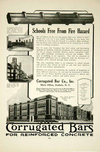 1922 Ad Corrugated Bar Co. Boy's High School Louisville Kentucky Vintage YRR2