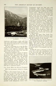 1922 Article Alaska Territory Historical Governor Scott Bone Cordova Street YRR2