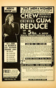 1951 Ad American Healthaids 318 Market St Newark NJ Kelpidine Chewing Gum YSFC1