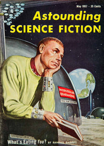 1957 Cover Astounding Science Fiction Art Ed Emshwiller Randall Garrett YSFC3