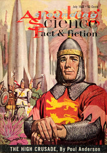 1960 Cover Astounding Analog Science Fact Fiction Art Richard Van Dongen YSFC4