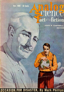 1960 Cover Analog Science Fact Fiction Mark Phillips Art Richard Van YSFC4