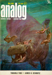 1965 Cover Analog Science Fiction Fact Art John Schoenherr Hippo James H YSFC4