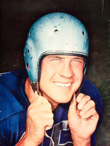 1948 Rotogravure Portrait William Bullet Bill Dudley NFL Football Detroit YSM1