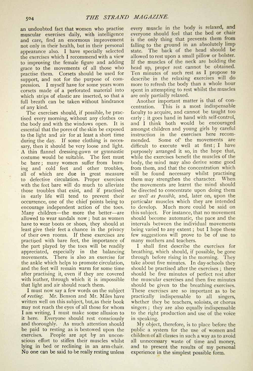 1903 Article Physical Exercise Women Girls Fitness Body Conditioning Health YSM2