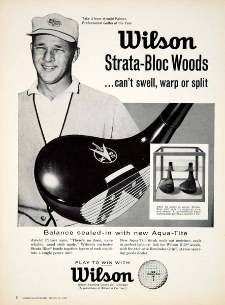 Putter Vintage Wilson – Conçu Par Arnold Palmer – Acier – Homme Droitier