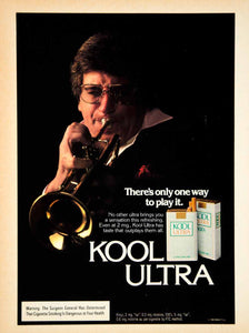 1982 Ad Kool Ultra Cigarettes Smoking Brown & Williamson Tobacco Trumpet YSP3