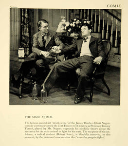 1940 Print The Male Animal Elliot Nugent Robert Scott Cort Theatre Actor YTA2