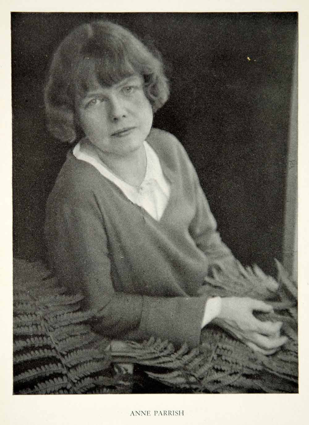 1929 Print Anne Parrish Portrait Children's Author Doris Ulmann YTB1 - Period Paper
