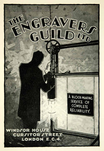 1934 Ad Engravers Guild Windsor House Cursitor Street London Advertisement YTB2