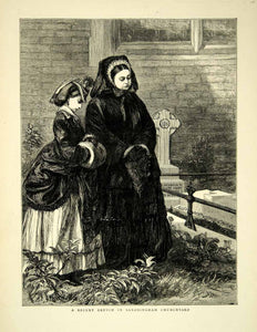 1872 Wood Engraving Art Queen Victoria Princess Beatrice Sandringham Y Period Paper Historic Art LLC 1872 Wood Engraving Art Queen Victoria Princess Beatrice Sandringham Y Period Paper Historic Art LLC