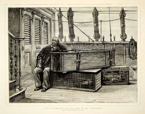 1874 Wood Engraving Joseph Nash Artist Jacob Wainwright David Livingstone YTG8