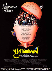 1983 Ad Movie Yellowbeard Cheech & Chong Motion Picture Comedy Pirates YTM3