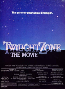 1983 Ad Twilight Zone, the Movie Horror Film Sci-Fi Steven Spielberg Rod YTM3