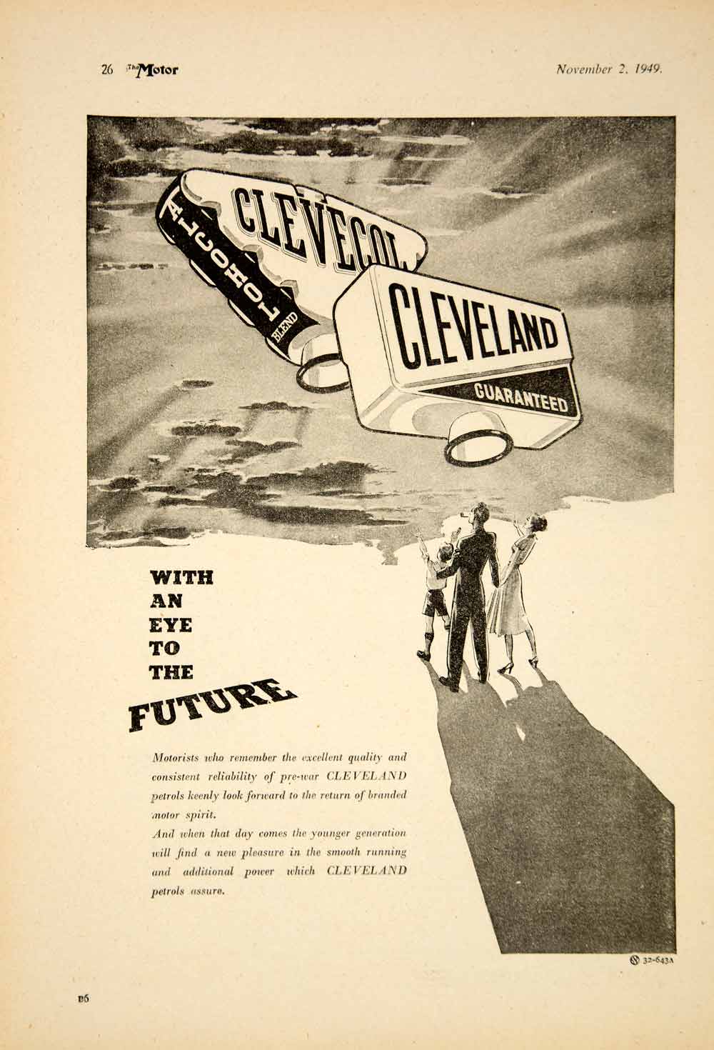 1949 Ad Cleveland Petroleum Fuel Gas Station Auto Car Transportation YTM5