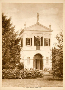 1916 Photogravure Elias Hasket Derby Garden Summerhouse Building Salem MA YTMM1