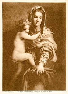 1917 Photogravure Andrea del Sarto Madonna of the Harpies Renaissance Art YTMM2