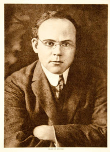 1919 Photogravure Edgar Lee Masters Poet Spoon River Anthology Portrait YTMM2