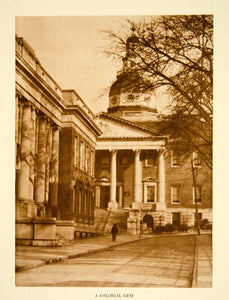 1924 Photogravure Maryland State House Annapolis Dome Historic Landmark YTMM4