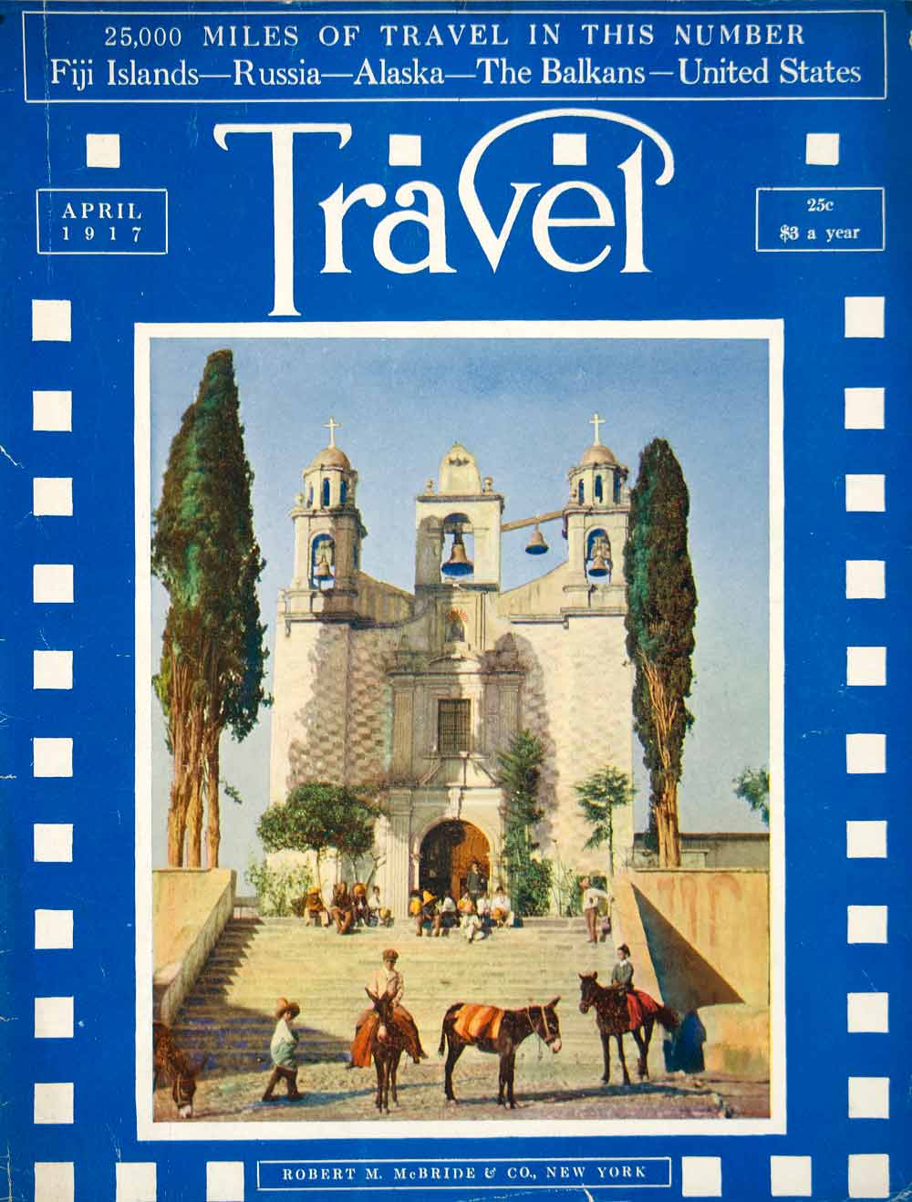 1917 Cover Travel April Church Guanajuato Mexico Colonial Historical YTR1