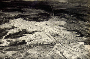 1942 Print Kearney Mesa Housing Project Consolidated Aircraft Aerial View YTR1